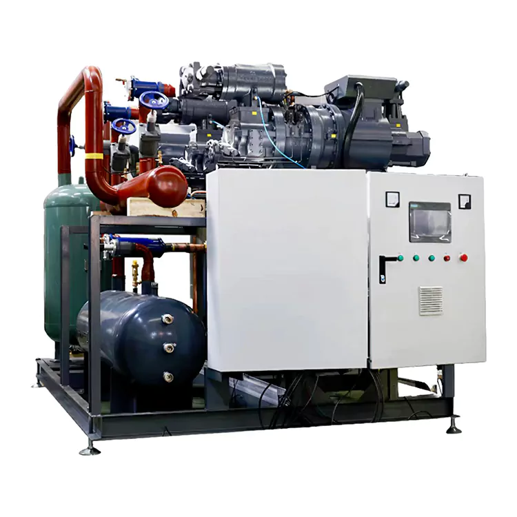Unidade de refrigeração de parafuso