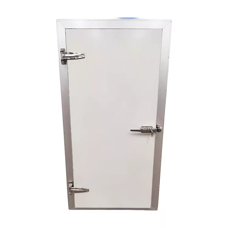 Porta de armazenamento a frio de adaptação semi -embutida